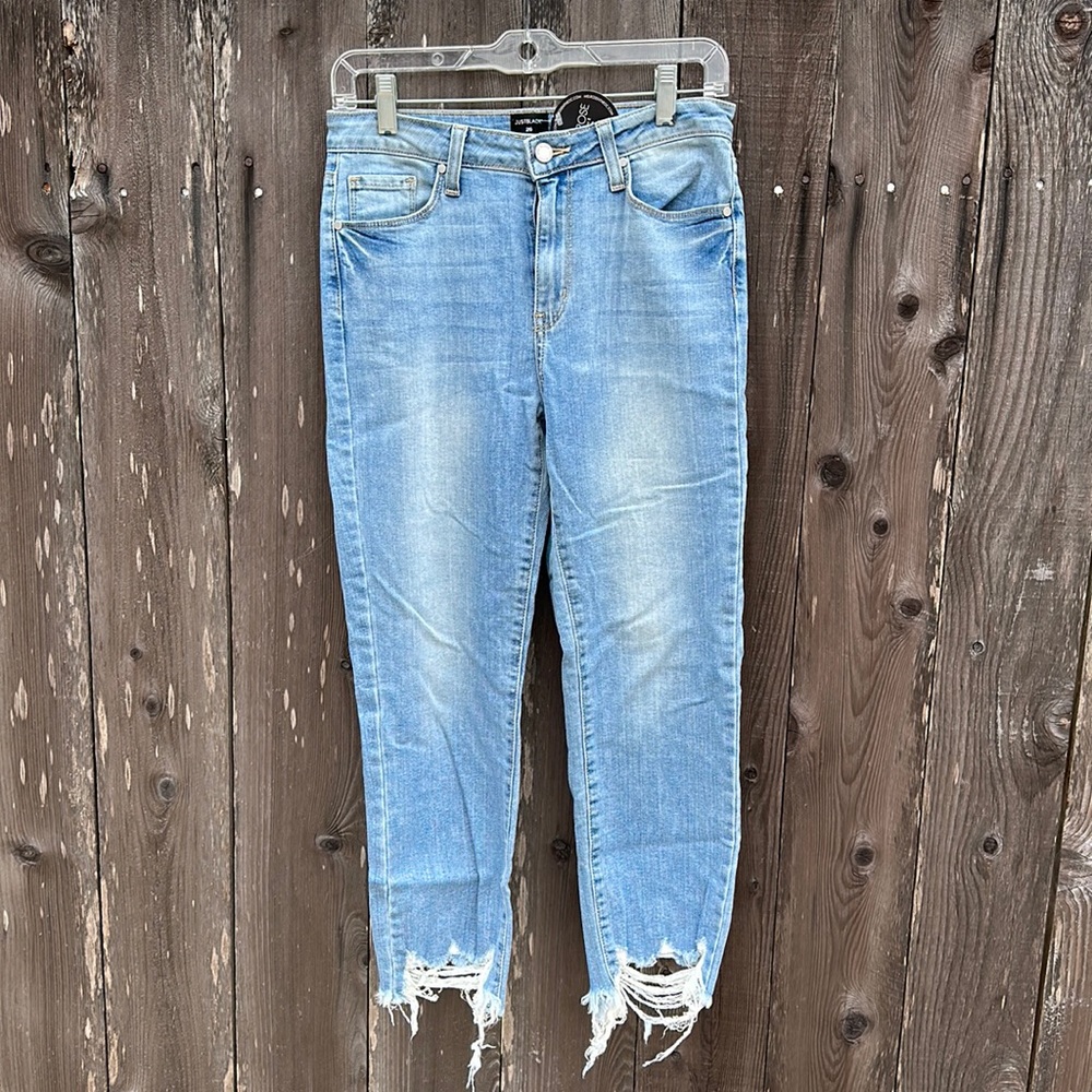 Just Black (purchased from Melrose in the OC) distressed denim jeans (size 26)